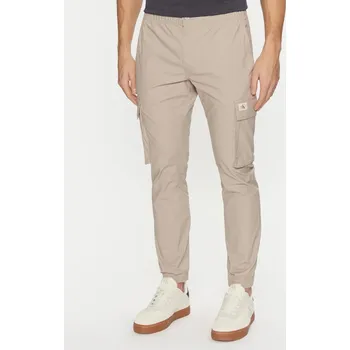 Pánské kalhoty Calvin Klein pánské béžové cargo kalhoty 20009010-2205090