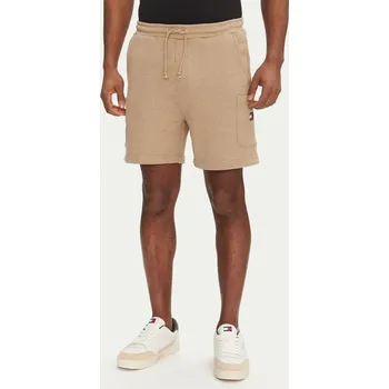Pánské kraťasy Tommy Jeans pánské béžové šortky 20005613-8720638831464