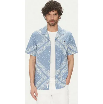 Pánská košile Tommy Jeans pánská modrá košile 20003706-2187877