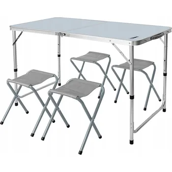 NEO 63-159 Kempingová sada stůl a 4 židle, skládací do kufříku