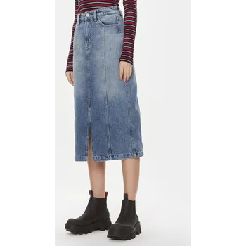 Dámská sukně Tommy Jeans dámská modrá džínová sukně 20006844-2045832