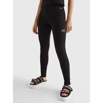 Dámské legíny Tommy Jeans dámské černé legíny SIGNATURE 20005739-1831535