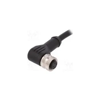 Elektrická zásuvka Zástrčka M12 PIN 3 zásuvka kód A-DeviceNet / CANopen úhlový