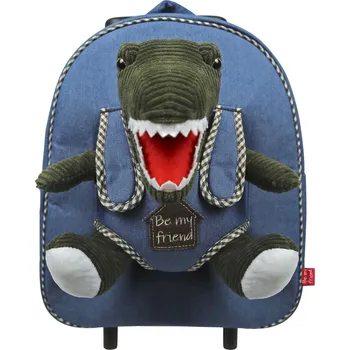 Dětský BATOH S ODEPÍNACÍM MAZLÍČKEM BATOH NA KOLEČKÁCH POHODLNÝ BEZPEČNÝ