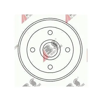 Brzdový buben A.B.S. 5527-S Brzdový buben