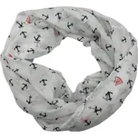 Fashion Dámský bílý kruhový šátek Barva: Bílá