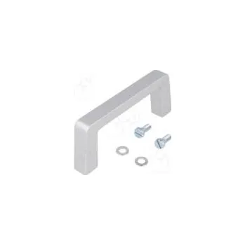 Nábytkové kování Rukojeť Mat hliník šedá H 40mm L 102mm W 12,2mm