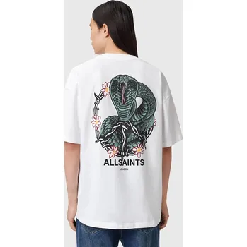 Pánské tričko Bavlněné tričko AllSaints M032PD bílá 00X, vel. XXL