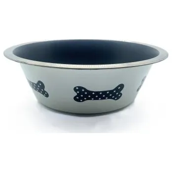 Miska pro psa Miska LAVOR kostičky ČERNÁ MAT 0,17l/11,5cm(300)