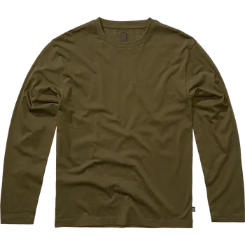 BRANDIT Premium Longsleeve Shirt olive Velikost: 3XL