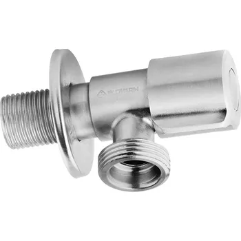 Ventil SLOVARM pračkový rohový ventil 1/2" x 3/4", nerezový