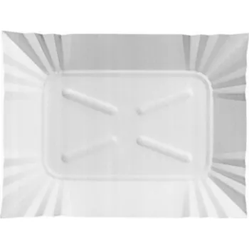 Jednorázové nádobí JEDNORÁZOVÉ PAPÍROVÉ TÁCY Z KARTONU 14X25CM 100KS VELKÉ