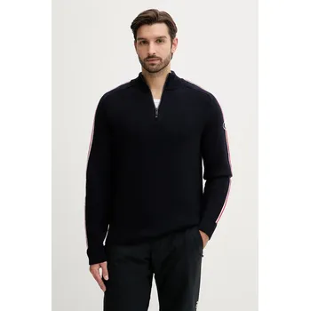 Pánský svetr Vlněný svetr Fusalp Dorianau I2112 námořnická modř 59B, vel. M