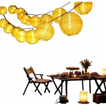 Venkovní osvětlení SOLÁRNÍ SVĚTLA 40 LED SVĚTELNÝ ŘETĚZ GIRLANDA ZAHRADA