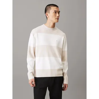 Pánský svetr Calvin Klein pánský béžový svetr 20008754-8720639913022