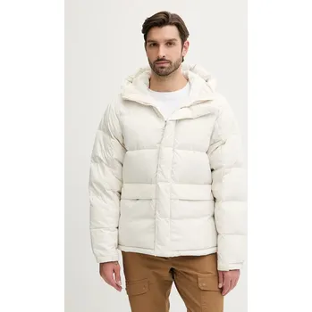 Péřová bunda The North Face HMLYN béžová barva, zimní, oversize, NF0A8EBHQLI1 01C, vel. XL