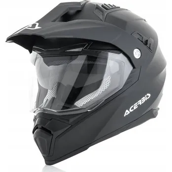 Helma na motorku Acerbis Vyklápěcí helma Flip ideální pro Enduro ATV QUAD Supermoto Maxi Enduro černá