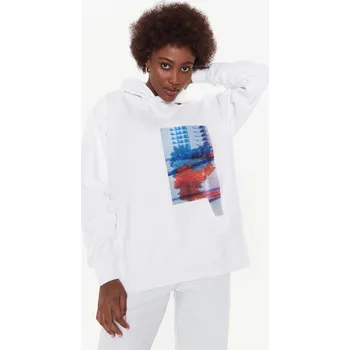 Dámská mikina Calvin Klein dámská bílá mikina 20007568-8720107624030