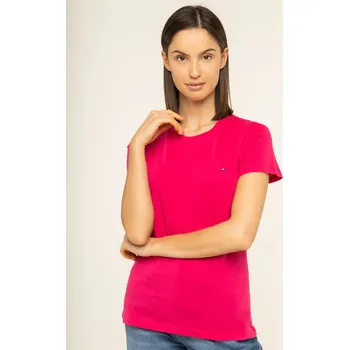 Dámské tričko Tommy Hilfiger dámské fialové tričko 20022633-1686562