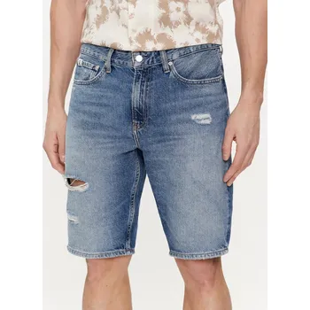 Pánské kraťasy Calvin Klein pánské modré džínové šortky 20008526-2082356