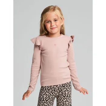 Oblečení a móda Sinsay - Tričko z žebrovaného úpletu - béžová - 656AV-80X - 656AV-80X-140