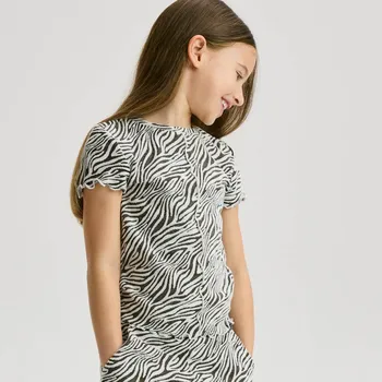 Dívčí tričko Reserved - Halenka se zvířecím potiskem - vícebarevná - 500FT-MLC - 500FT-MLC-U14