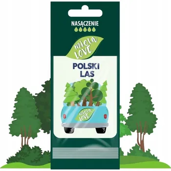 Vůně do auta Intenzivní vůně Máta Love Polský Las do auta/skříně