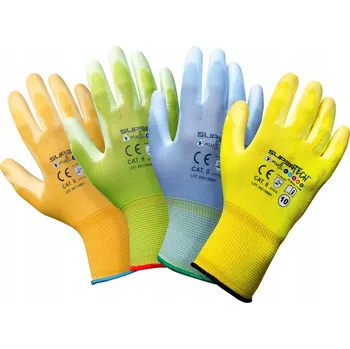 Pracovní rukavice Pracovní rukavice Worklink multicolor velikost 9 - L, 12 párů