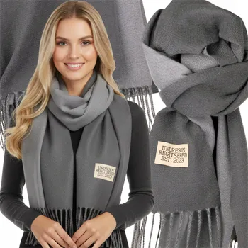 Šála HRUBÁ ŠÁLA SZALIK DAMSKI ZIMNÍ TEPLÁ VELKÁ Elegantní Oboustranná S třásněmi