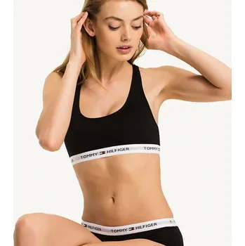 Podprsenka Tommy Hilfiger dámská černá sportovní podprsenka Iconic 20000932-8718936656551