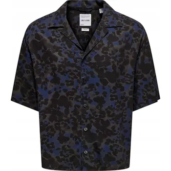 Pánská košile Only & Sons pánská košile casual ONLY & SONS-22032732 krátký rukáv volný střih viskóza velikost XL