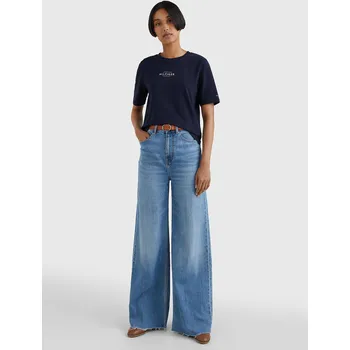 Dámské tričko Tommy Hilfiger dámské modré tričko 20020307-1872873