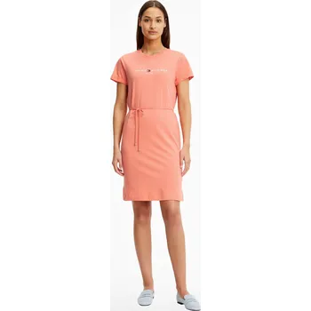 Dámské oblečení Tommy Hilfiger dámské oranžové šaty 20022689-1839098