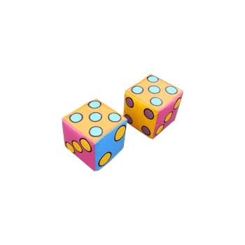 Skákací hrad Pěnové hrací kostky Soft Play 2 ks | Měkké pěnové atrakce a hry