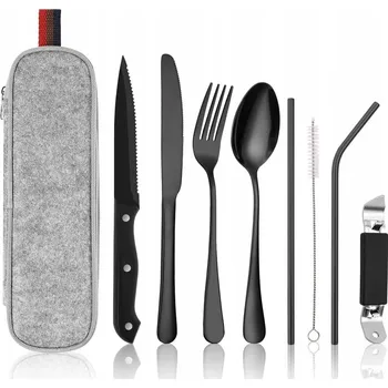 Příbor PŘÍBORY NA KEMPING SADA PŘÍBORŮ NA GRILOVÁNÍ NA CESTY DO LESA NA VÝLET