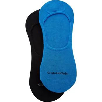 Pánské ponožky Calvin klein pánské černé + modré ponožky 2 pack 20006834-1392425