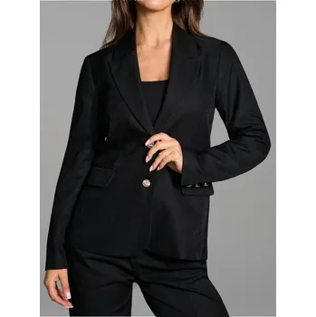 Dámské sako Sinsay - Sako s ozdobnými knoflíky - černá - 405GY-99X - 405GY-99X-L