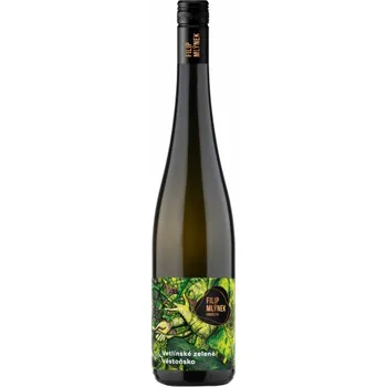 Víno Filip Mlýnek Veltlínské zelené bílé víno suché pozdní sběr 2024 12% 0,75l