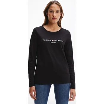 Dámské tričko Tommy Hilfiger dámské černé tričko s dlouhým rukávem 20022174-1687118