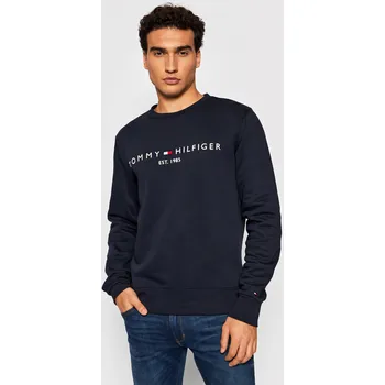 Pánská mikina Tommy Hilfiger pánská tmavě modrá mikina Logo 20013549-1904895
