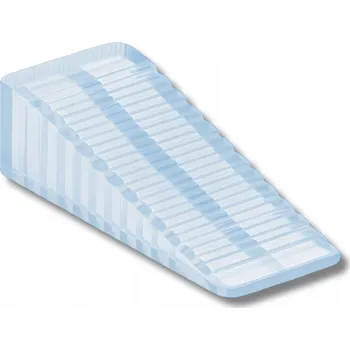 KLÍN DO DVEŘÍ ODBOJNÍK BLOKÁDA ZÁRAZKA DVEŘNÍ PRŮHLEDNÝ SILIKONOVÝ