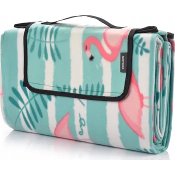 Pikniková deka PIKNIKOVÁ DEKA NA PLÁŽ VODĚODOLNÁ NA VÝLET DO HOR K JEZERU 200x200 cm