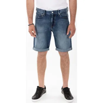 Pánské kraťasy Calvin Klein pánské modré džínové šortky 20009857-1273335