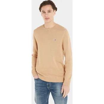 Pánský svetr Tommy Jeans pánský béžový svetr 20006102-1974584