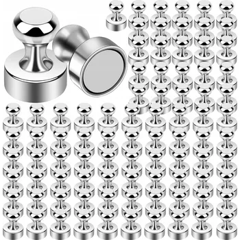 Kancelářský nábytek NEODYMOVÉ MAGNETY 100 KUSŮ KANCELÁŘSKÉ MAGNETY NA TABULE MALÉ, SILNÉ, KVALITNÍ
