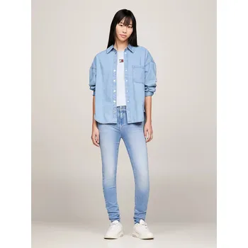 Dámské džíny Tommy Jeans dámské světle modré džíny NORA 20005964-8720645957065