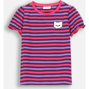 Dívčí tričko Coccodrillo dětské tričko vícebarevné bavlna velikost 98
