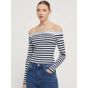 Dámské tričko Tommy Jeans dámské pruhované tričko 20006953-2051697