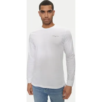 Pánské tričko Tommy Jeans pánské bílé triko 20005623-8720636526607
