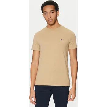 Tommy Jeans pánské béžové tričko 20003644-8720638441410